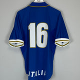 1996/97 ITALY #16 *PLAYER ISSUE* HOME SHIRT (L) NIKE