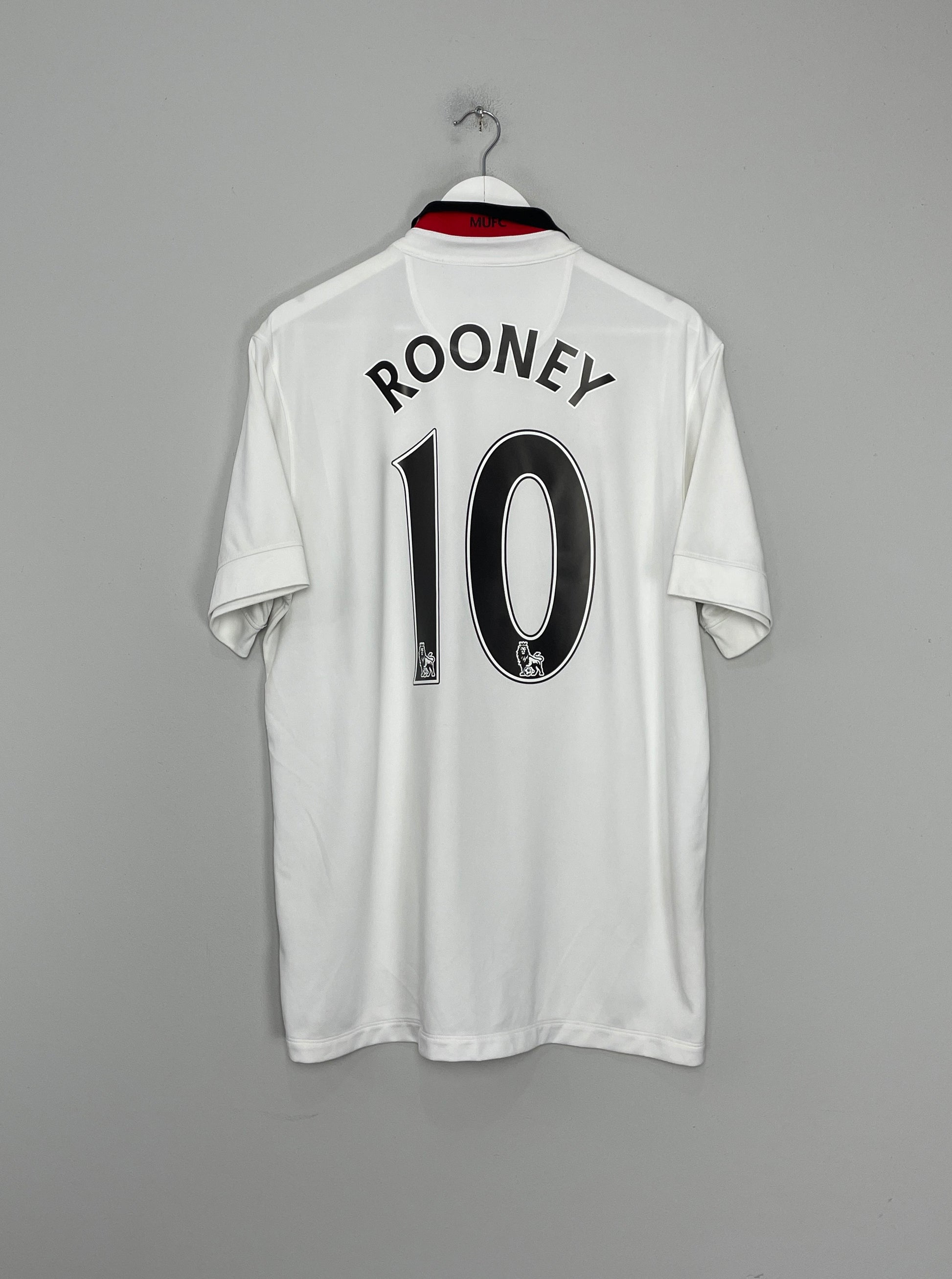 2014/15 MANCHESTER UNITED ROONEY #10 AWAY SHIRT (XL) NIKE