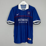 1997/99 RANGERS GASCOIGNE #8 HOME SHIRT (M) NIKE