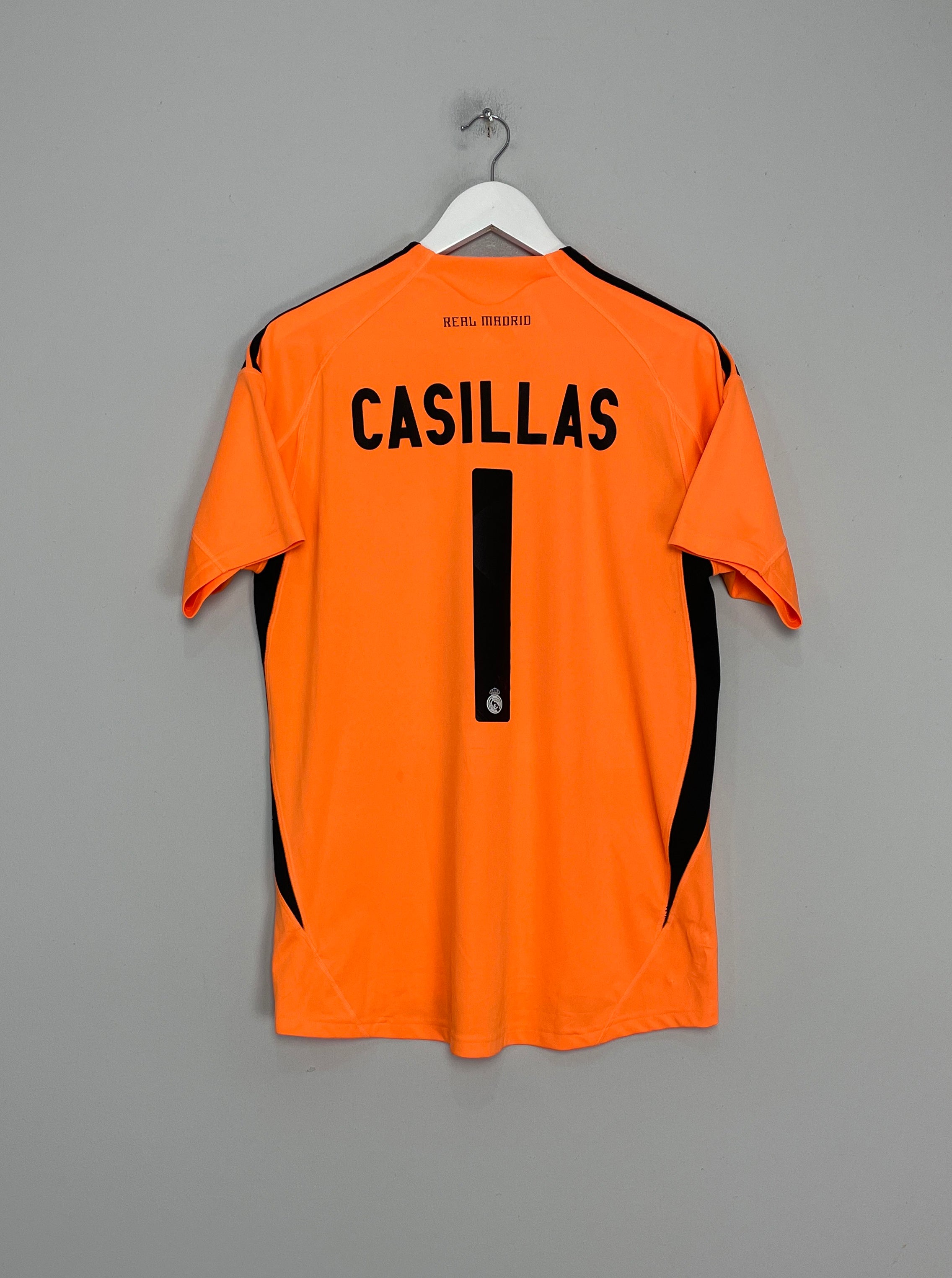 2009/10 REAL MADRID CASILLAS #1 GK SHIRT (M) ADIDAS