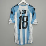 2004/05 ARGENTINA MESSI #18 HOME SHIRT (M) ADIDAS