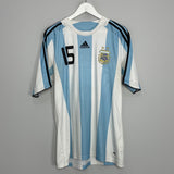 2007/09 ARGENTINA MESSI #15 HOME SHIRT (XL) ADIDAS