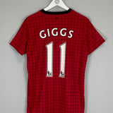 2012/13 MANCHESTER UNITED GIGGS #11 HOME SHIRT (XL.WOMENS) NIKE