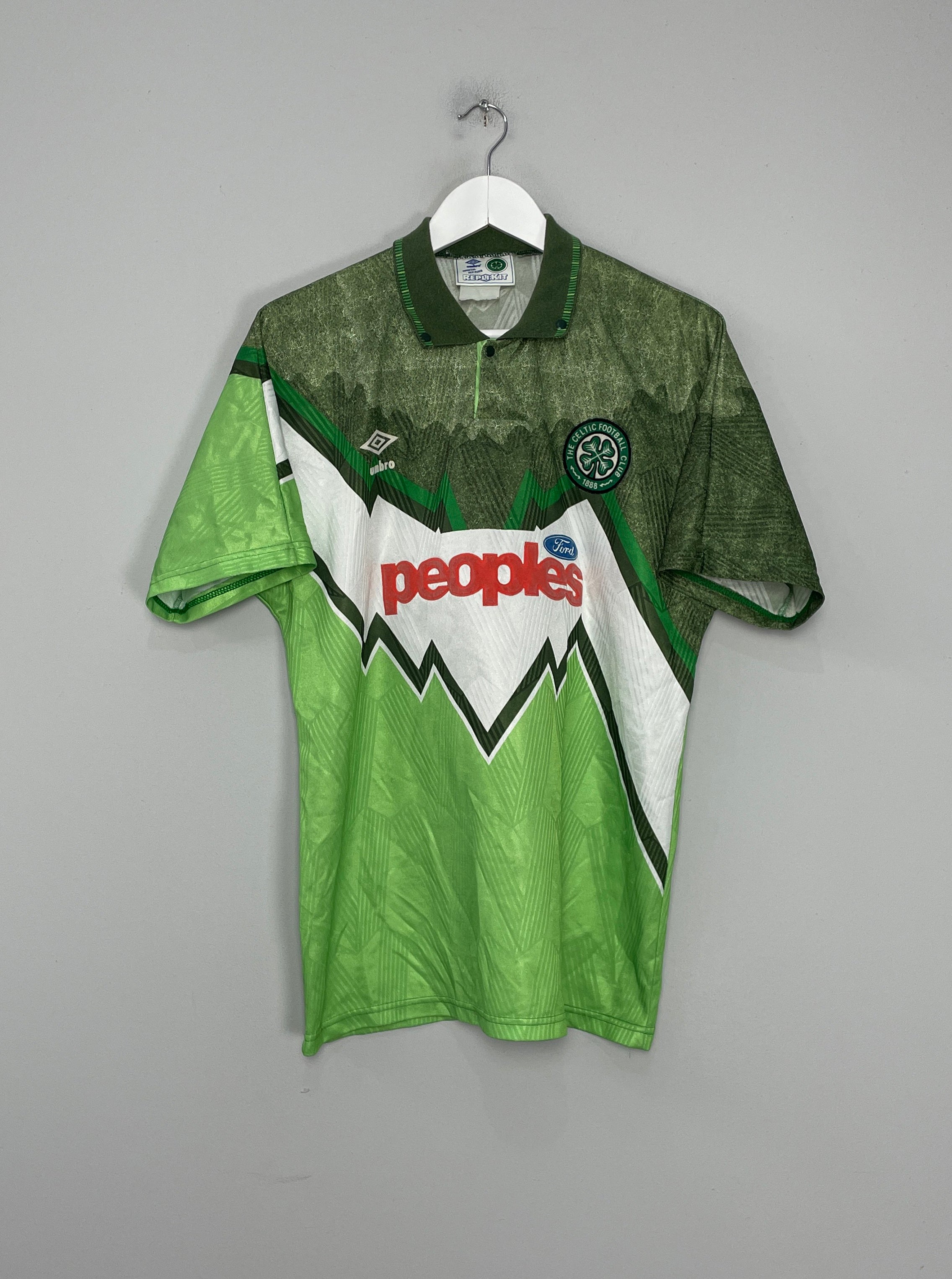 1991/92 CELTIC AWAY SHIRT (XL) UMBRO