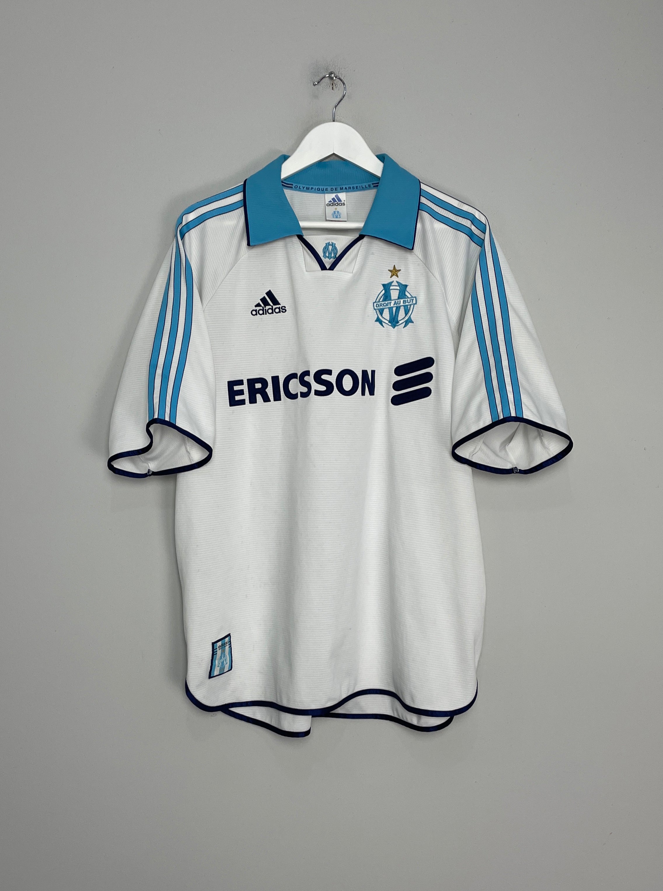 1999/00 MARSEILLE HOME SHIRT (XL) ADIDAS