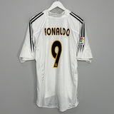 2004/05 REAL MADRID RONALDO #9 HOME SHIRT (L) ADIDAS