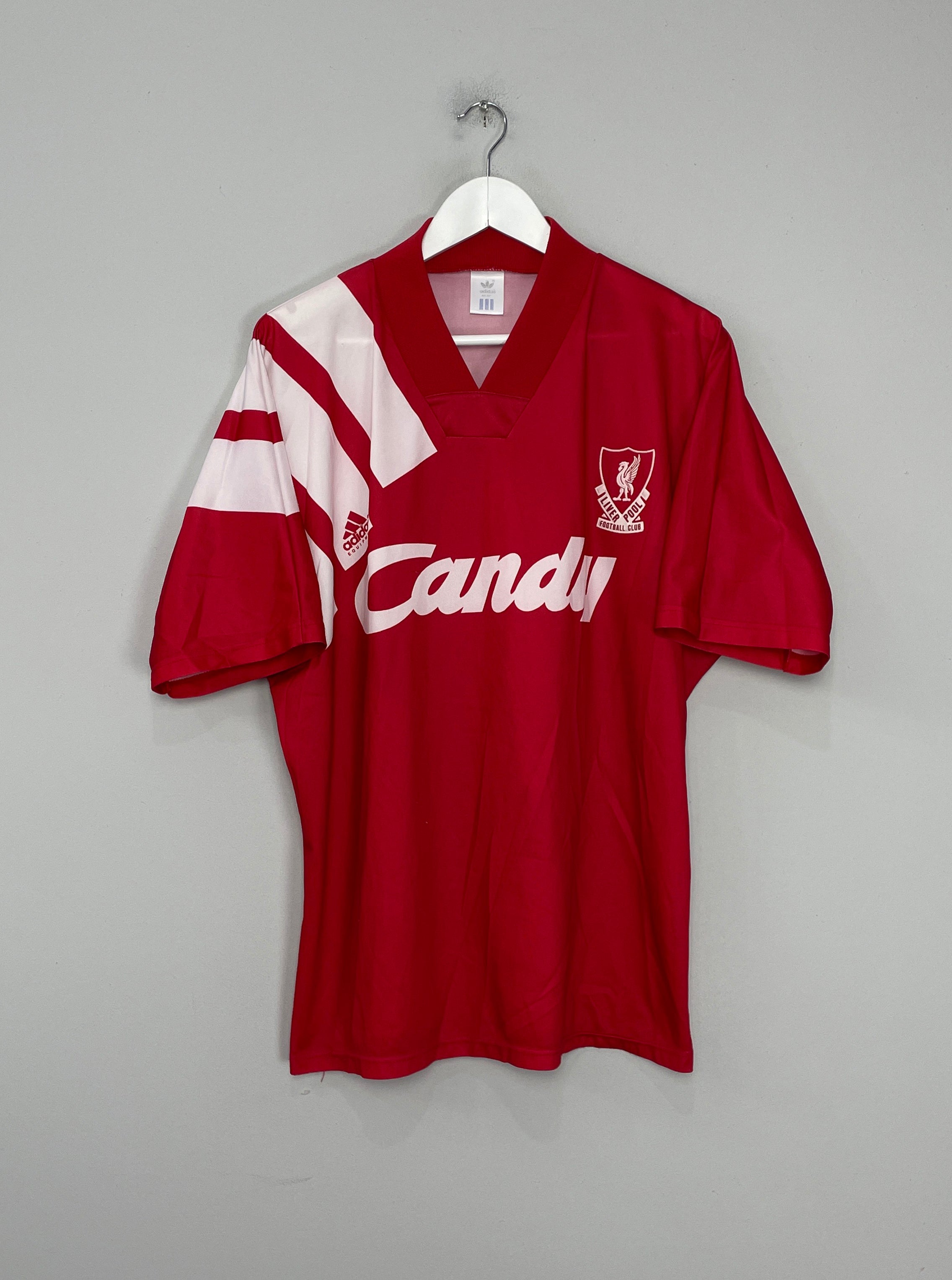 1991/92 LIVERPOOL HOME SHIRT (XL) ADIDAS