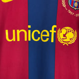 2007/08 BARCELONA MESSI #19 HOME SHIRT (M) NIKE