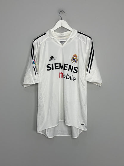 2004/05 REAL MADRID RONALDO #9 HOME SHIRT (L) ADIDAS