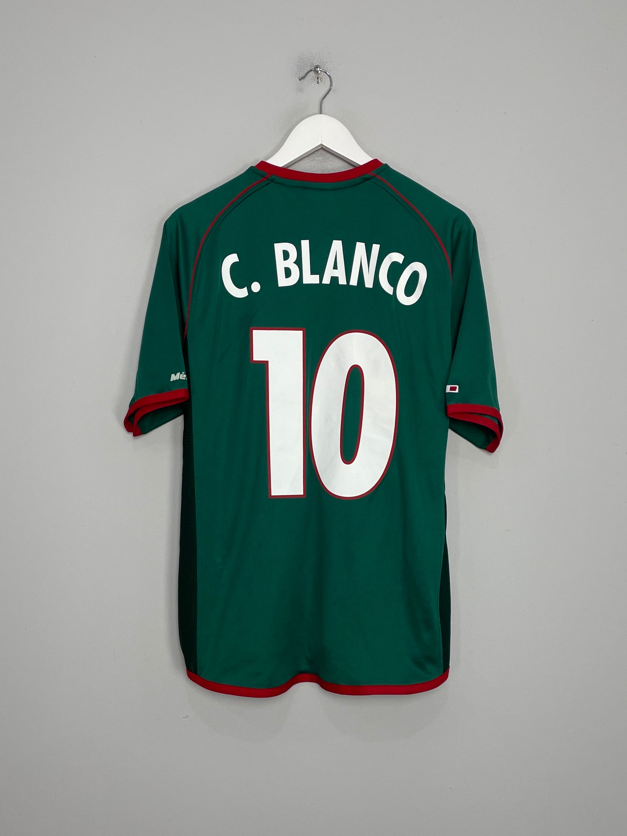 2002/03 MEXICO BLANCO #10 HOME SHIRT (L) ATLETICA