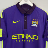 2014/15 MANCHESTER CITY TOURE YAYA #42 THIRD SHIRT (M) NIKE