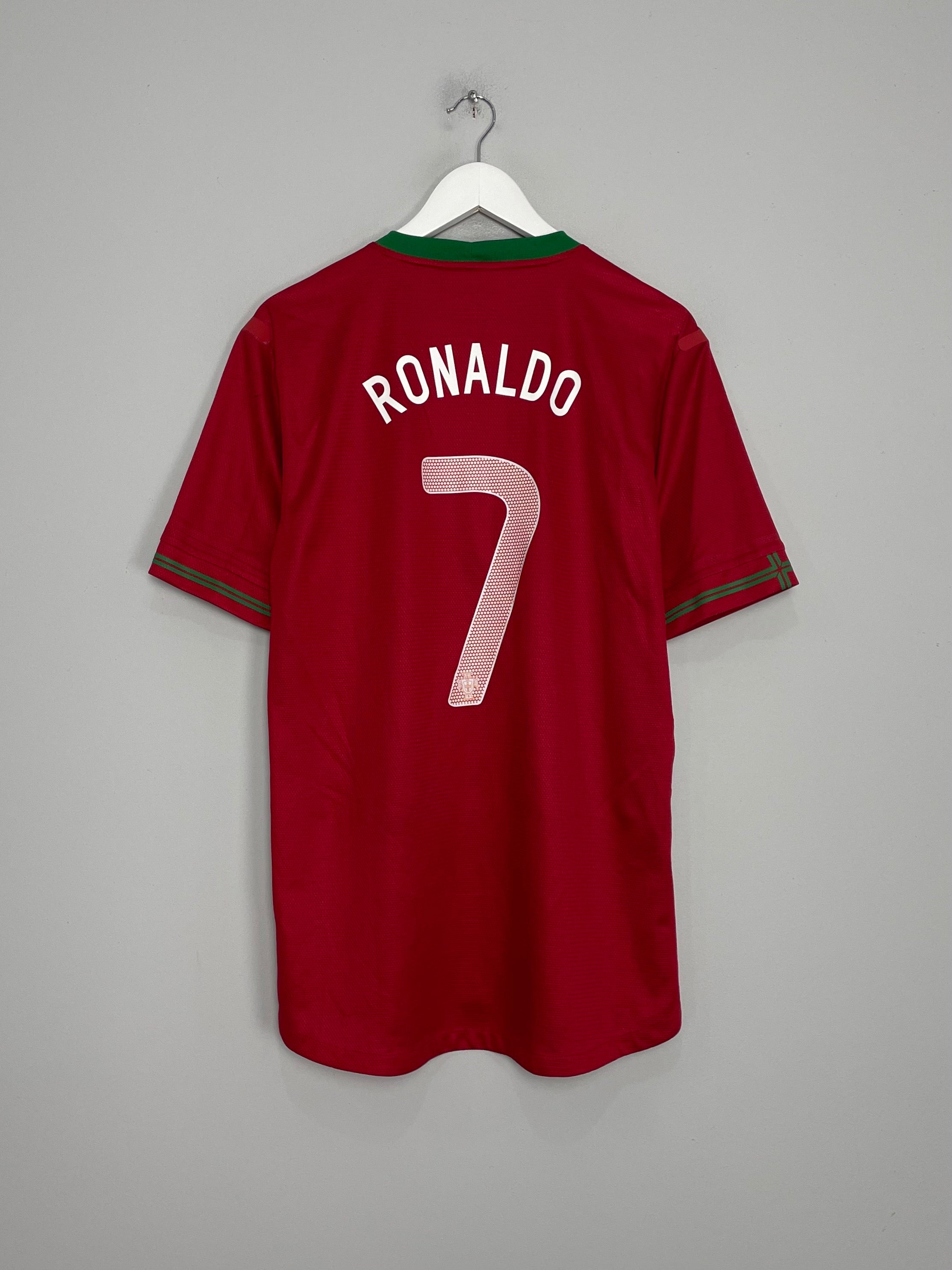 2012/13 PORTUGAL RONALDO #7 *PLAYER ISSUE* HOME SHIRT (XL) NIKE