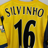 1999/01 ARSENAL SILVINHO #16 AWAY SHIRT (M) NIKE