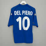 2000/01 ITALY DEL PIERO #10 HOME SHIRT (XL) KAPPA