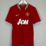 2011/12 MANCHESTER UNITED WELBECK #19 HOME SHIRT (M) NIKE