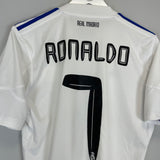 2010/11 REAL MADRID RONALDO #7 HOME SHIRT (S) ADIDAS