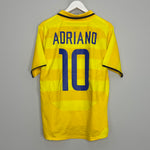 2003/04 INTER MILAN ADRIANO #10 AWAY SHIRT (M) NIKE