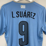 2014/15 URUGUAY SUAREZ #9 HOME SHIRT (M) PUMA