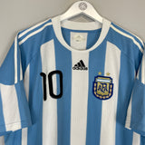 2010/11 ARGENTINA MESSI #10 HOME SHIRT (XL) ADIDAS