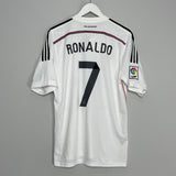 2014/15 REAL MADRID RONALDO #7 HOME SHIRT (L) ADIDAS