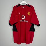 2002/04 MANCHESTER UNITED BECKHAM #7 HOME SHIRT (XXL) NIKE