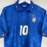 1994 ITALY R.BAGGIO #10 HOME SHIRT (L) DIADORA