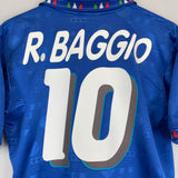 1994 ITALY R.BAGGIO #10 HOME SHIRT (L) DIADORA