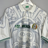 1996/98 MEXICO AWAY SHIRT (M) ABA SPORT