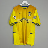 2002/03 LEEDS UNITED KEWELL #7 AWAY SHIRT (XL) NIKE