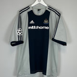 2002/03 NEWCASTLE SHEARER #9 C/L AWAY SHIRT (XL) ADIDAS