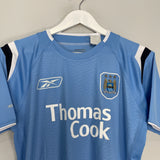 2004/06 MANCHESTER CITY HOME SHIRT (S) REEBOK