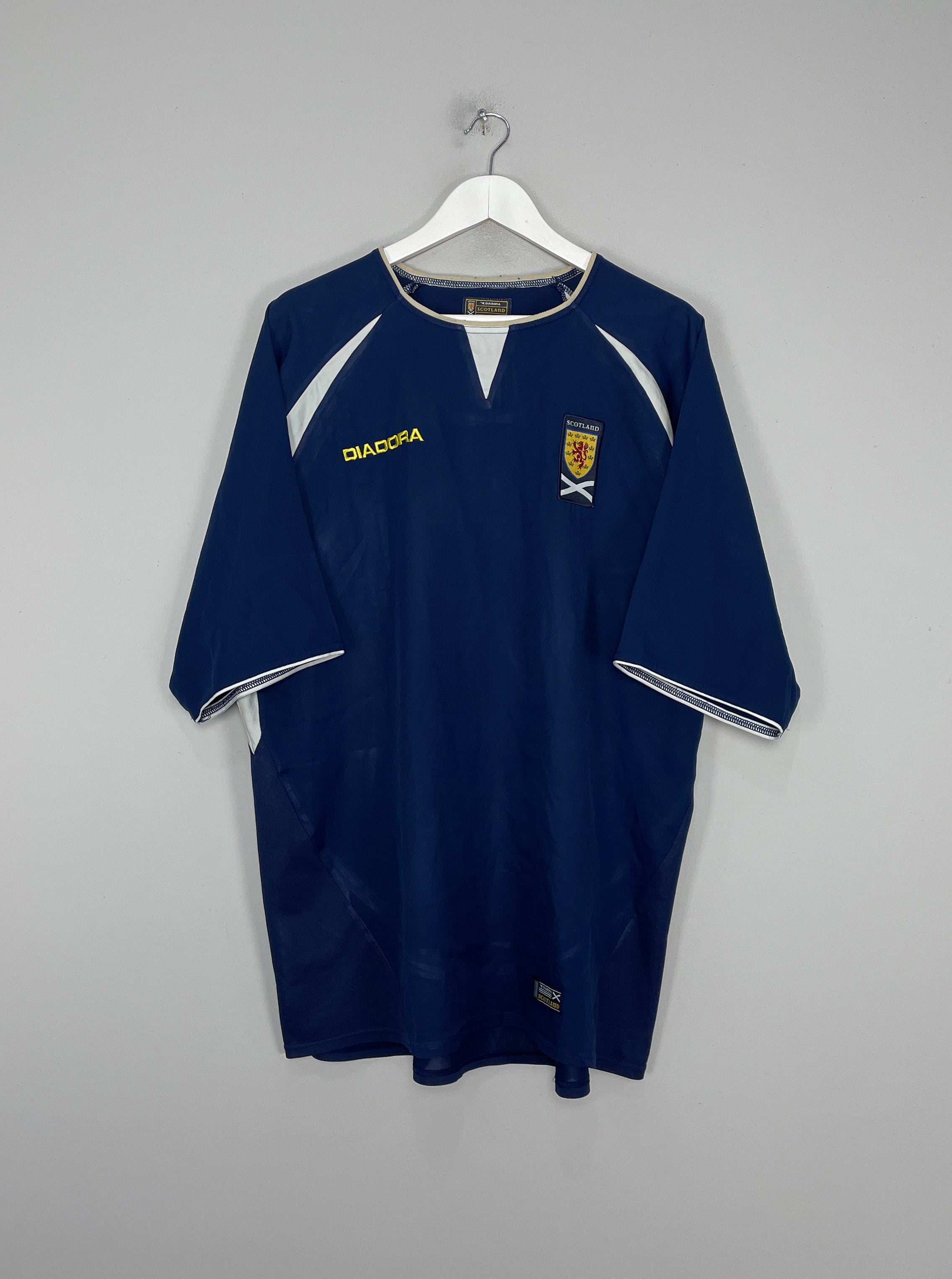 2003/05 SCOTLAND HOME SHIRT (XL) DIADORA