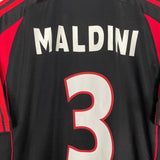 2000/01 AC MILAN MALDINI #3 THIRD SHIRT (M) ADIDAS