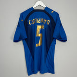 2006/07 ITALY CANNAVARO #5 HOME SHIRT (L) PUMA