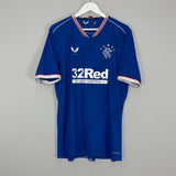 2020/21 RANGERS HOME SHIRT (XL) CASTORE