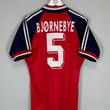 1994 NORWAY BJORNBYE #5 HOME SHIRT (M) ADIDAS