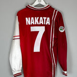 1998/99 PERUGIA NAKATA #7 L/S HOME SHIRT (L) GALEX