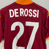 2002/03 ROMA DE ROSSI #27 HOME SHIRT (M) KAPPA