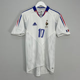 2004/06 FRANCE ZIDANE #10 AWAY SHIRT (S) ADIDAS