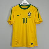 2010/11 BRAZIL KAKA #10 HOME SHIRT (S) NIKE