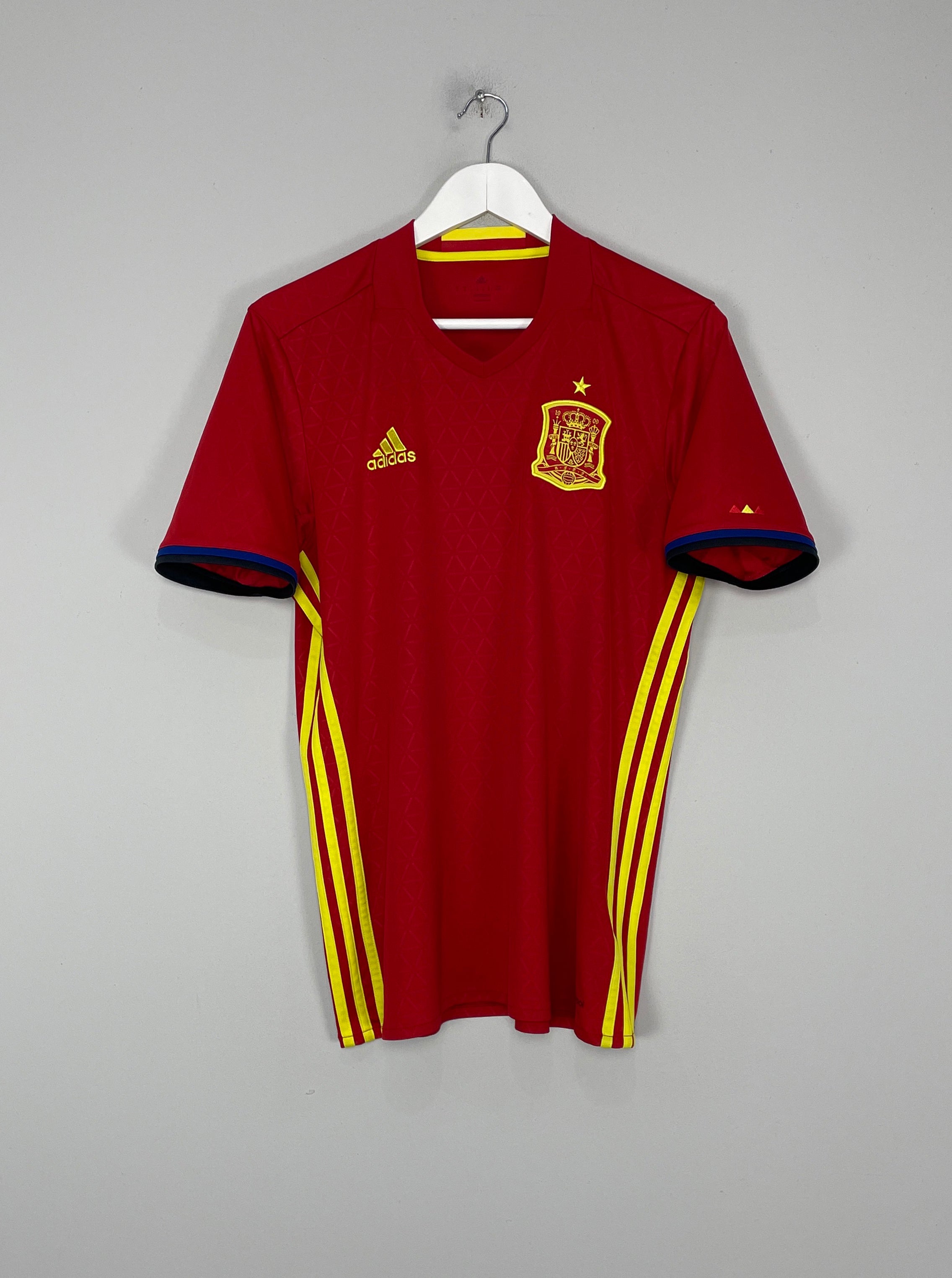 2016/17 SPAIN HOME SHIRT (M) ADIDAS