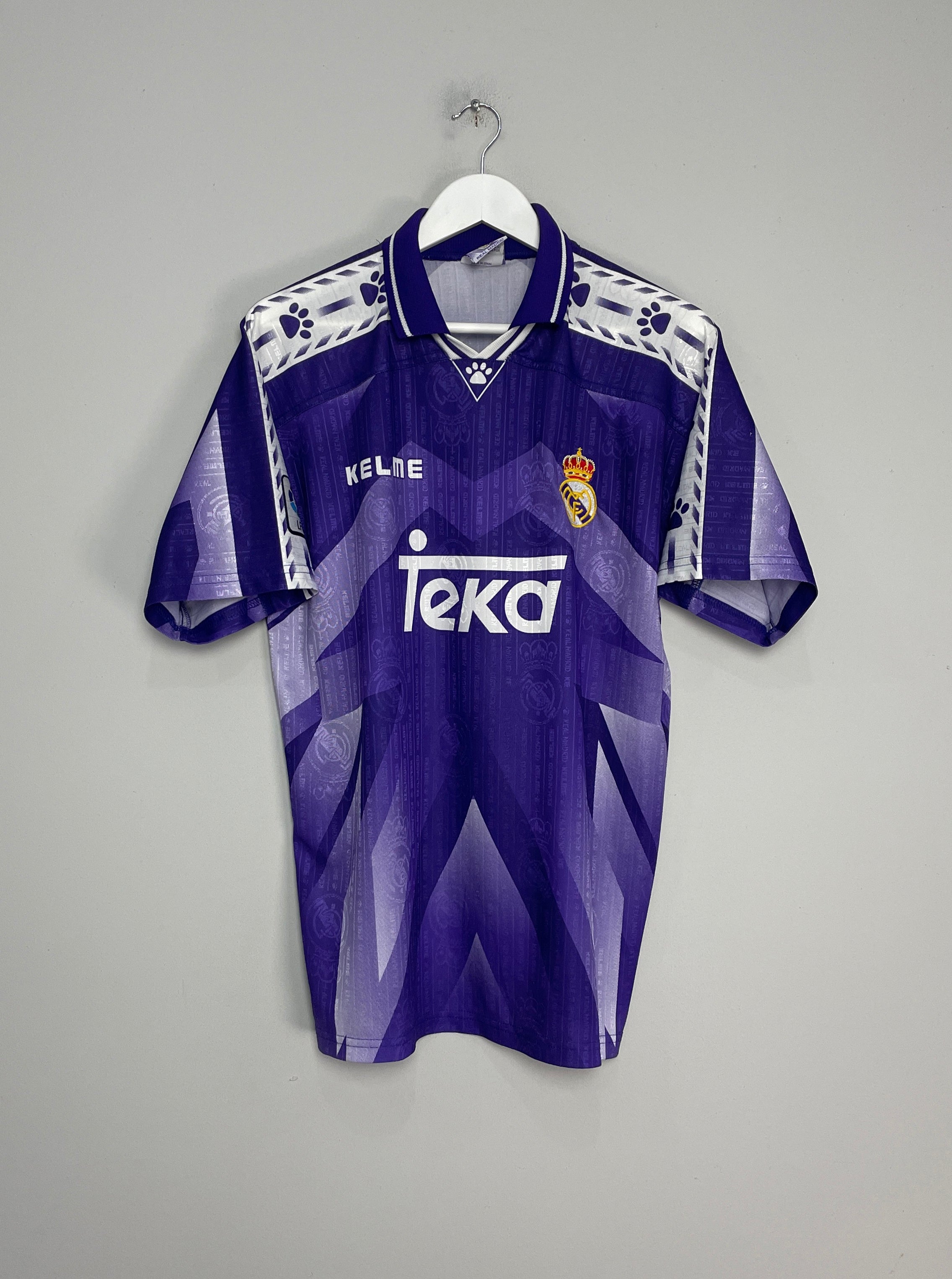 1996/97 REAL MADRID AWAY SHIRT (L) KELME