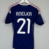 2009/10 FRANCE ANELKA #21 HOME SHIRT (S) ADIDAS