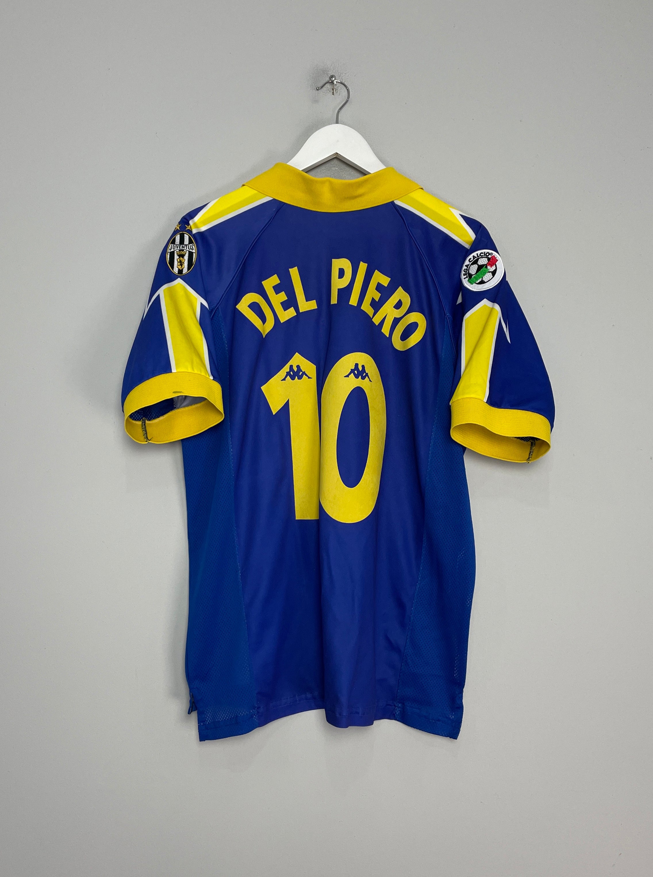 1996/97 JUVENTUS DEL PIERO #10 AWAY SHIRT (L) KAPPA