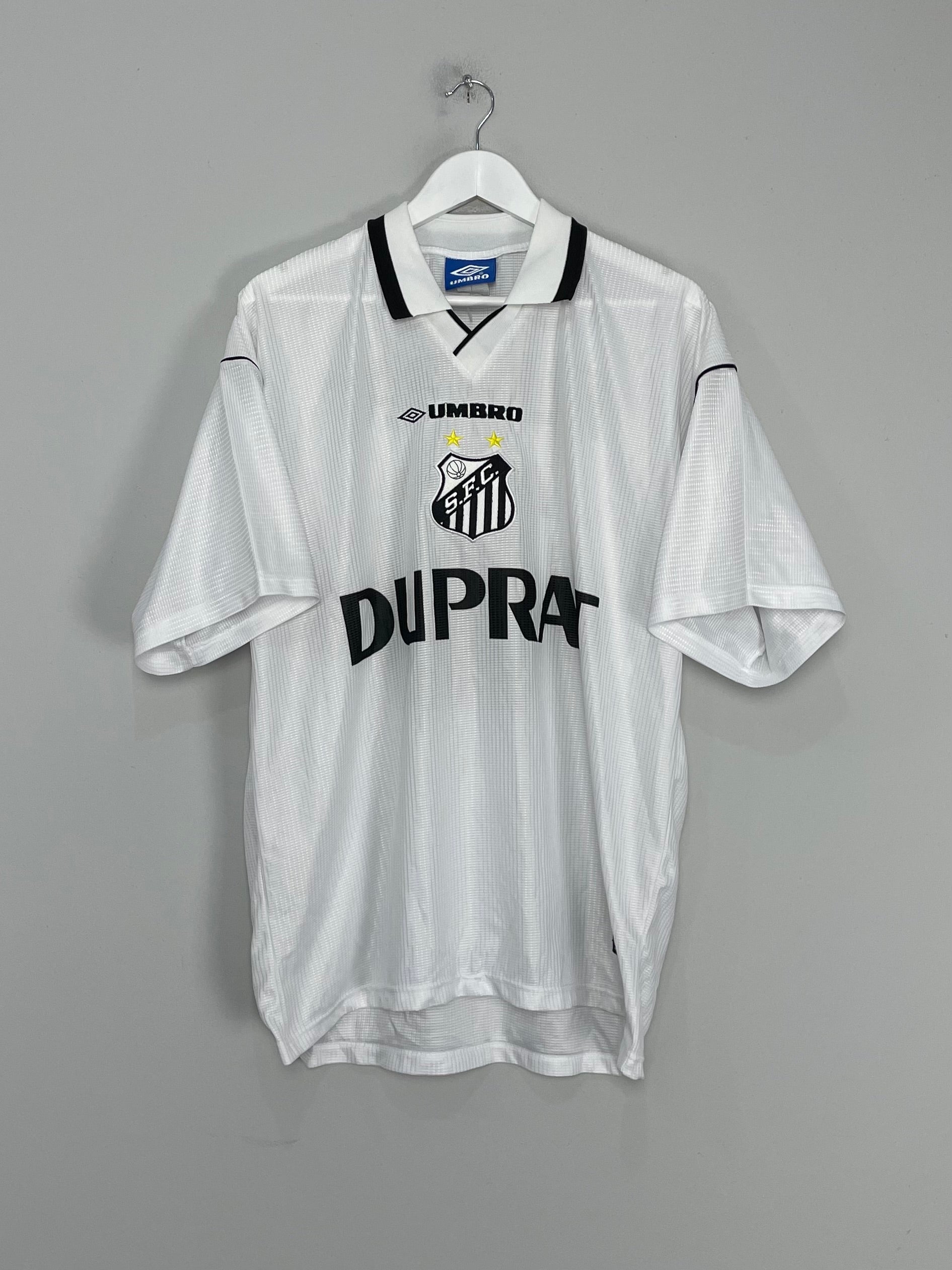 1999 SANTOS #10 HOME SHIRT (L) UMBRO