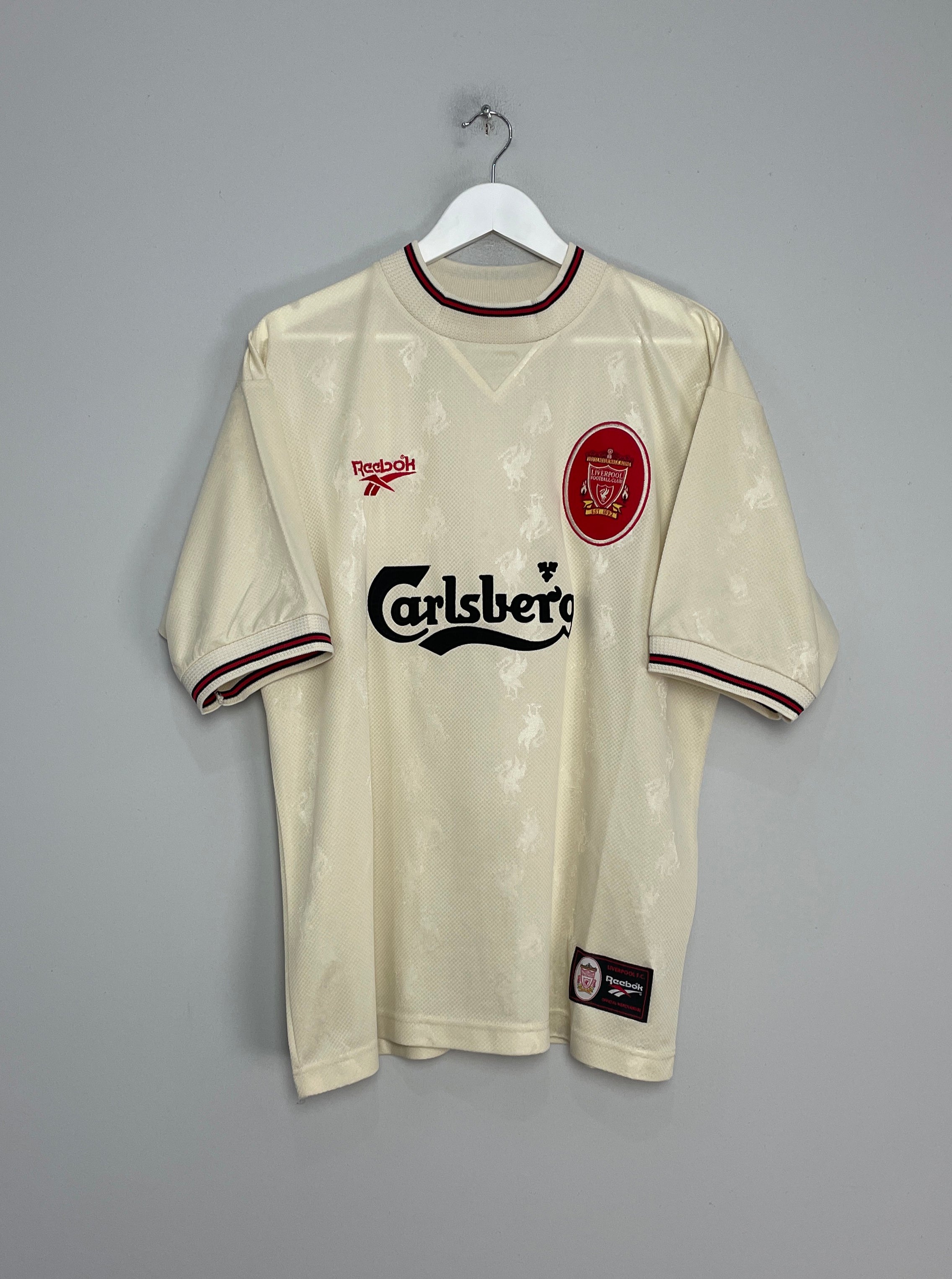 1996/97 LIVERPOOL AWAY SHIRT (L) REEBOK