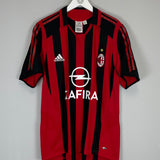 2005/06 AC MILAN MALDINI #3 HOME SHIRT (L) ADIDAS