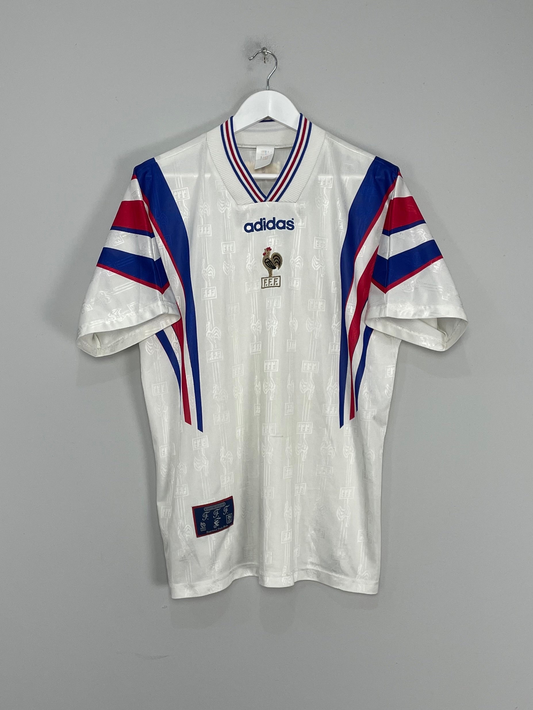 1996/98 FRANCE AWAY SHIRT (L) ADIDAS