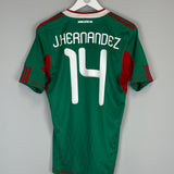 2010 MEXICO J.HERNANDEZ #14 HOME SHIRT (S) ADIDAS