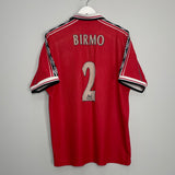 1998/00 MANCHESTER UNITED BIRMO #2 HOME SHIRT (XL) UMBRO